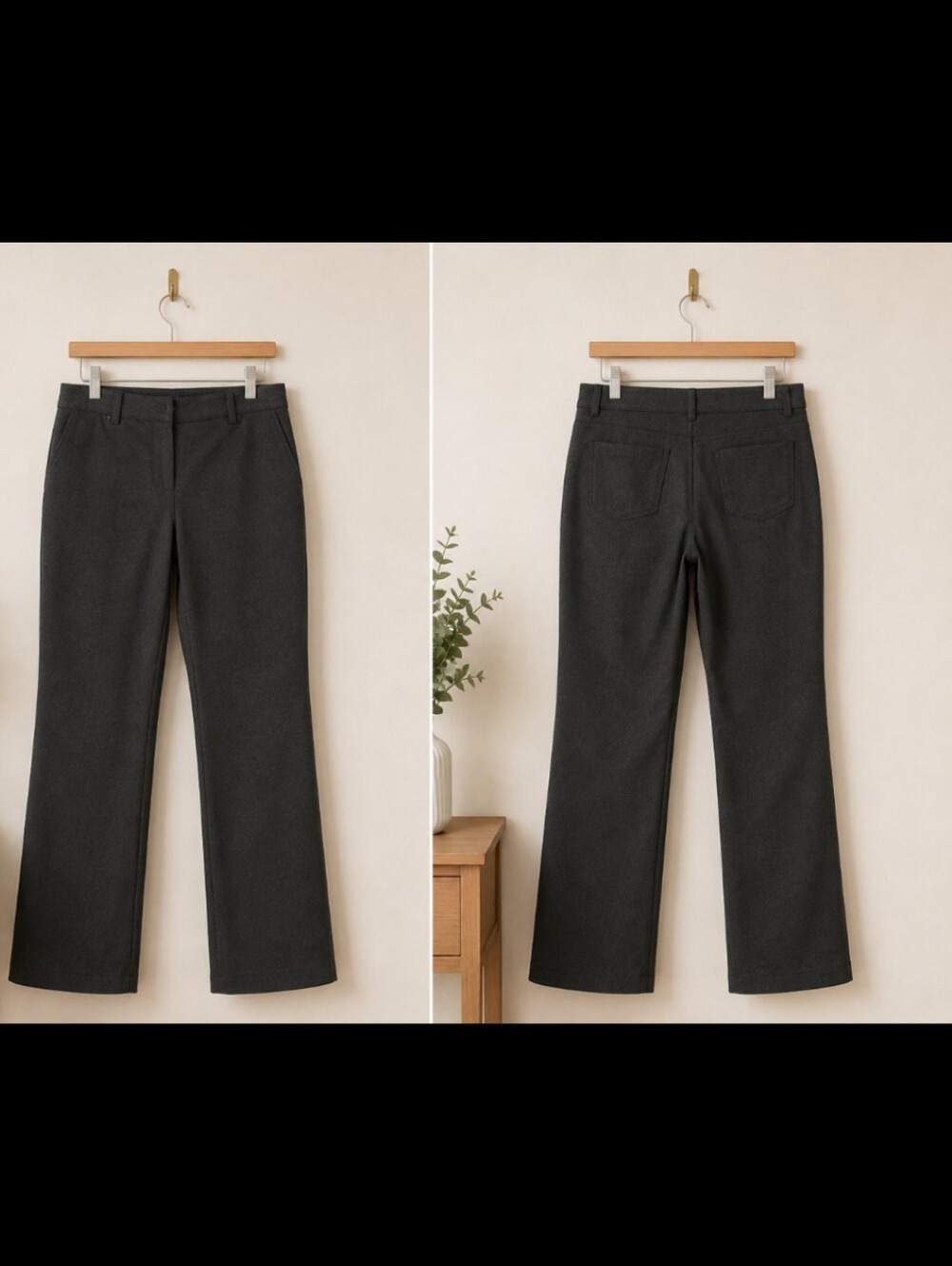 Chico’s So Slimming Payton Straight-Leg Pants – Heather Gray (Size 0 / 4)